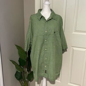 Timberland 100% cotton button down shirt size XXL